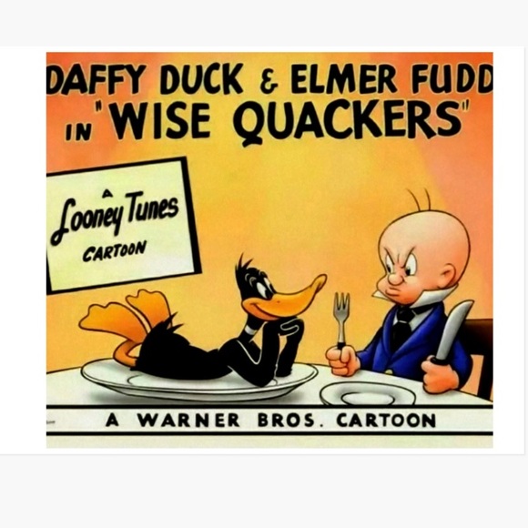 DAFFY DUCK & ELMER FUDD 8.5x11 ULTRA PREMIUM GLOSSY CARTOON FOR KIDS WALL POSTER - Picture 4 of 4